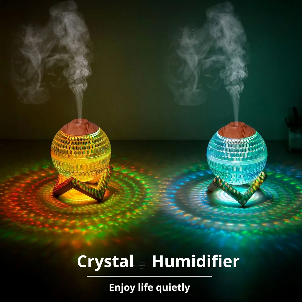 350 ml Luftbefeuchter mit Holzständer – Diffusor & Stimmungslicht für ätherische Öle 10